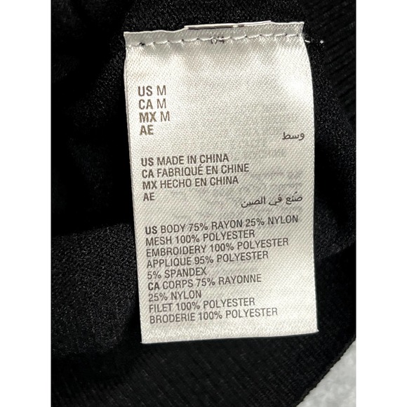 Charter Club Lace Embellished Button Cardigan (Deep Black, M) - Picture 4 of 8